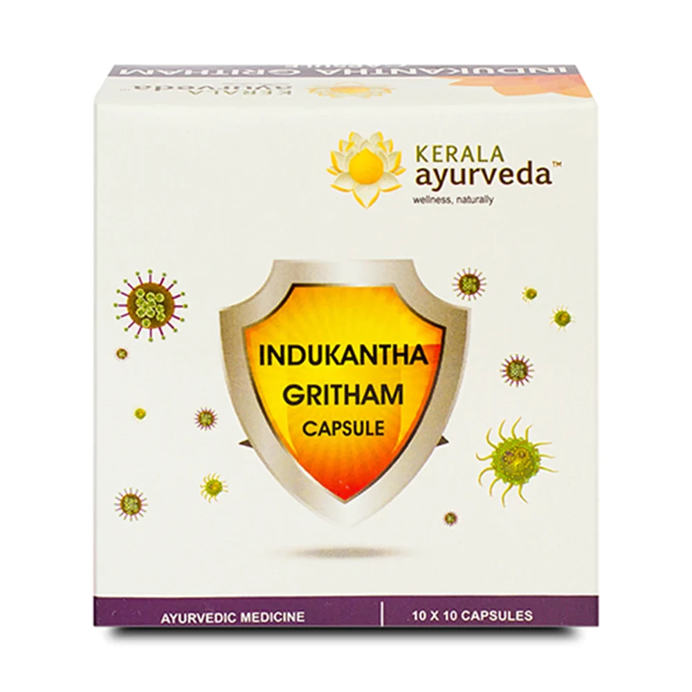 Kerala Ayurveda Indukantha Gritham Capsule, 100 Tablets-1.webp